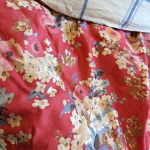 Ralph Lauren Madeline full queen comforter w two shams plus dust ruffle!!